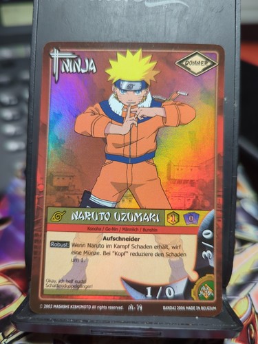 Naruto tcg bandai 2002 - naruto, ni-19